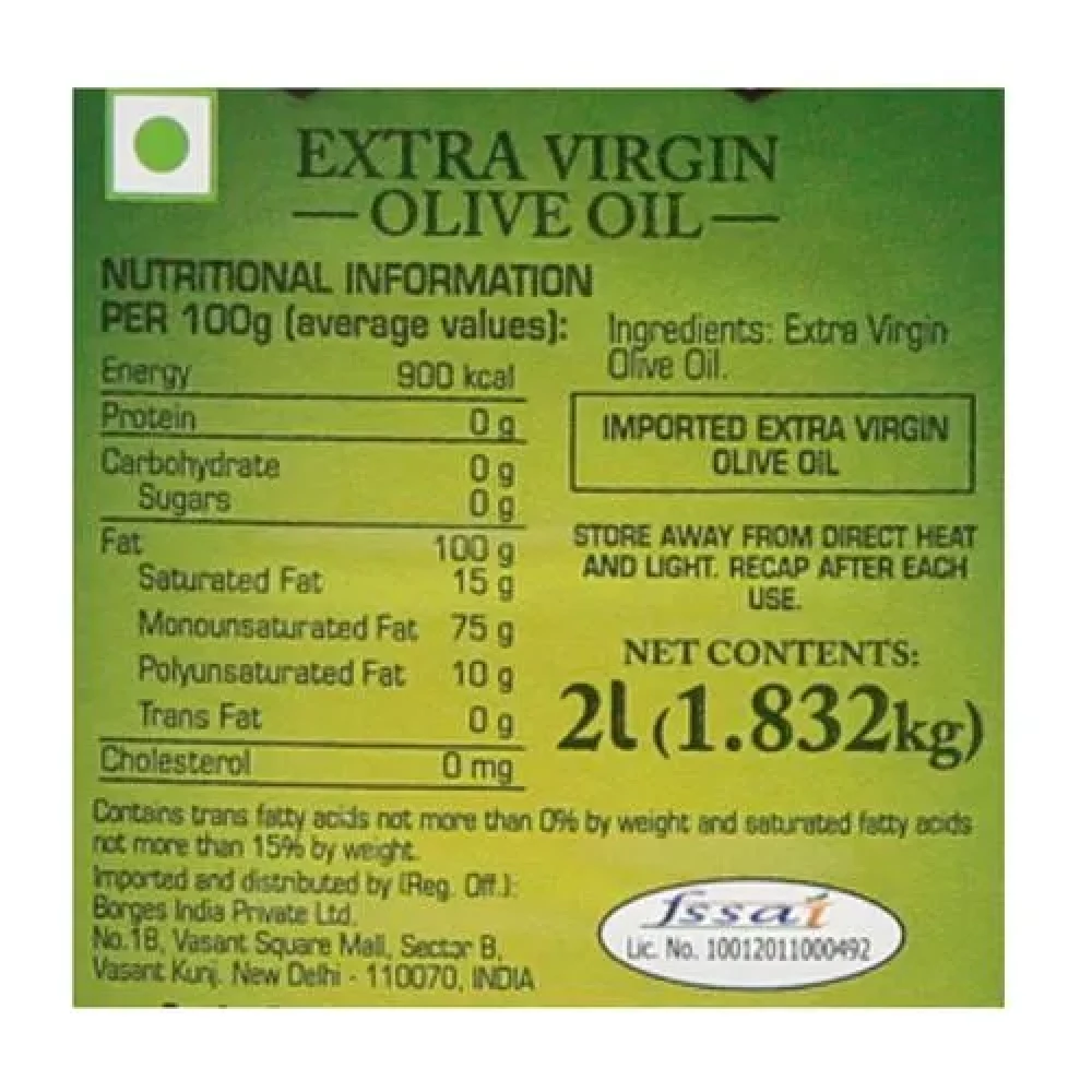 BORGES Original Extra Virgin Olive Oil, 2 L PET Bottle-4.webp